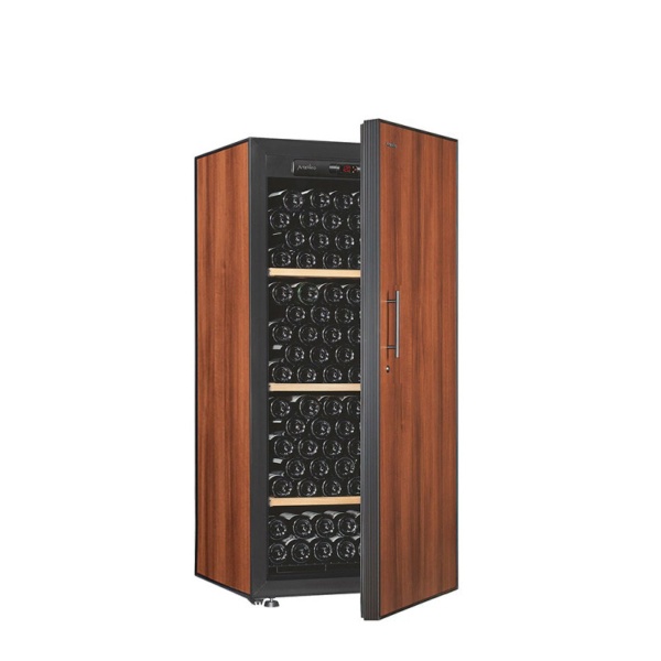ワインセラー プレーン扉 棚板3枚 アルテビノ OMシリーズ タバコ（茶色） OM03-TB [182本 /右開き] 《基本設置料金セット》