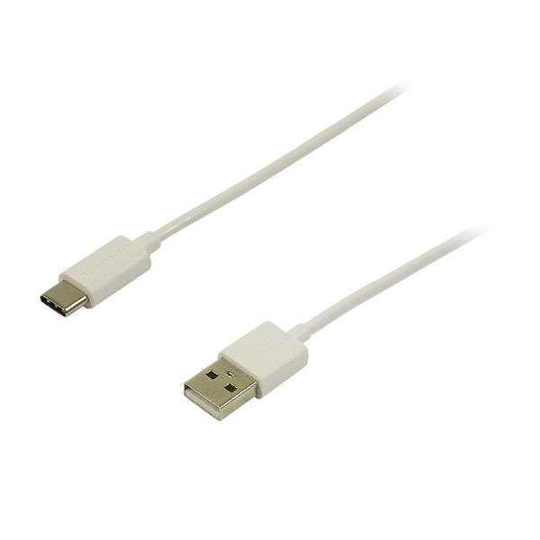 Type-C お洒落 to USB TH101CA05W 期間限定特別価格 A ストレートケーブル0.5mホワイト