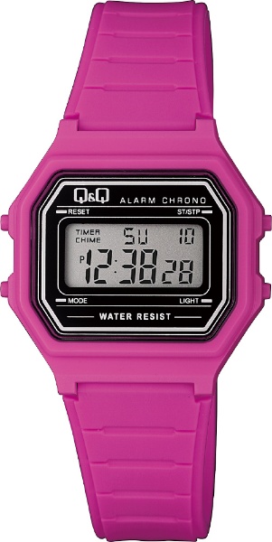 Q&Q　デジタル腕時計 ピンク M173J017