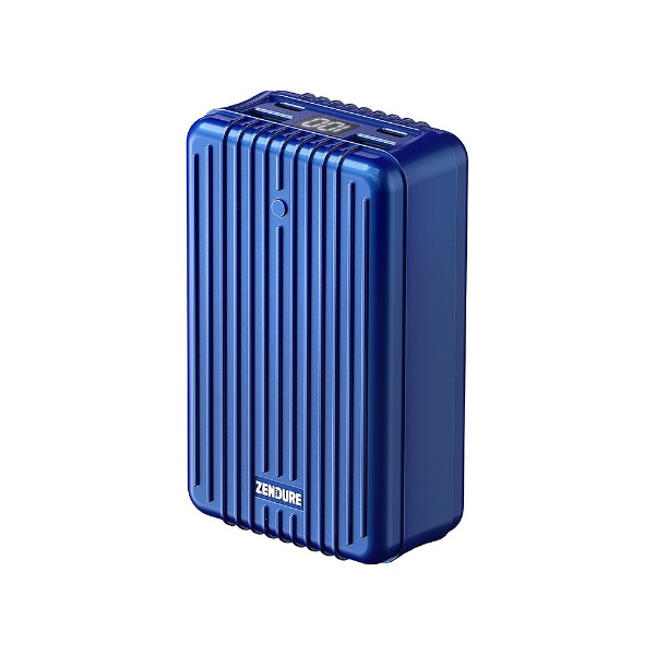 モバイルバッテリー SUPER TANK Blue ZDA8PDP-BLUE [27000mAh /USB Power Delivery対応  /4ポート /充電タイプ]