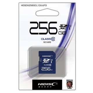 SDXCJ[h HDSDX256GCL10UIJP3 [Class10 /256GB] yïׁAOsǂɂԕiEsz