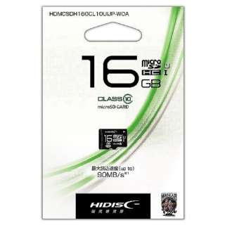 microSDHCJ[h HDMCSDH16GCL10UIJP-WOA [Class10 /16GB]