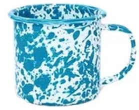 啤酒杯茶杯Splatter MUG(354ml、高度8cm/TURQUOISE)D11)