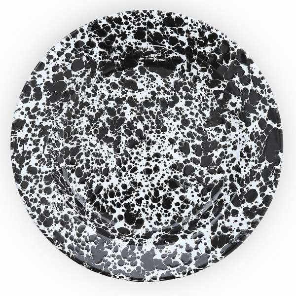 盘子Splatter DINNER PLATE(26cm/BLACK)D20[，为处分品，出自外装不良的退货、交换不可能]_1