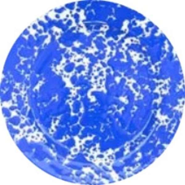 色拉盘子Splatter FLAT SALAD PLATE(20cm/BLUE)D99[，为处分品，出自外装不良的退货、交换不可能]_1
