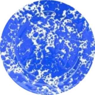 色拉盘子Splatter FLAT SALAD PLATE(20cm/BLUE)D99[，为处分品，出自外装不良的退货、交换不可能]