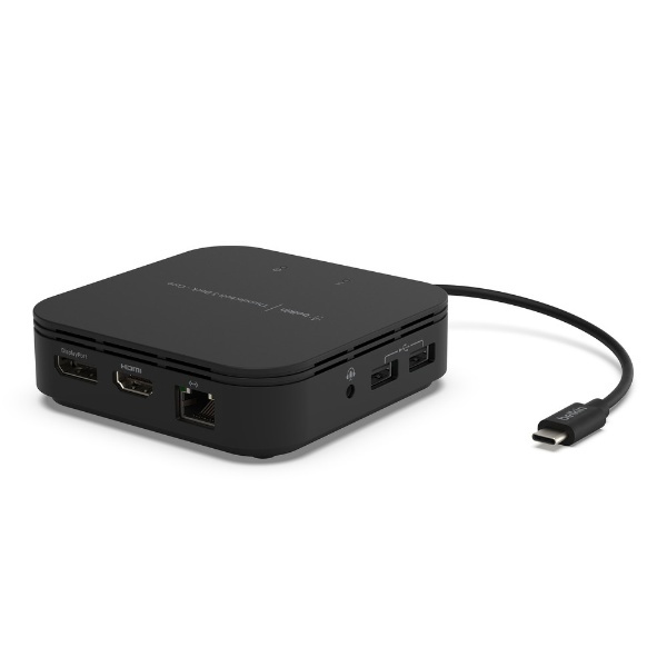 Thunderbolt オス→メス HDMI DisplayPort LAN /φ3.5mm USB-Aｘ2 USB-C］USB  PD対応 60W ドッキングステーション F4U110bt [USB Power Delivery対応] BELKIN｜ベルキン 通販 