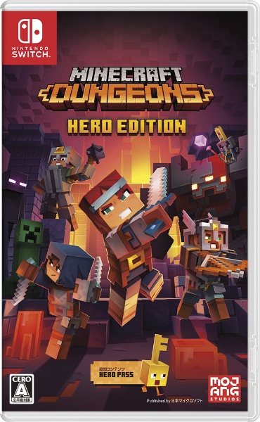 Minecraft Dungeons Hero Edition 【Switch】 マイクロソフト