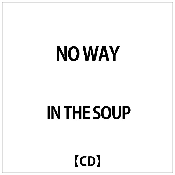 新品 送料無料 IN THE SOUP:NO 買収 CD WAY