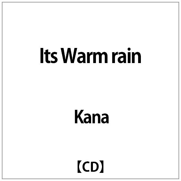 保証 Kana:Its 2020モデル Warm rain CD