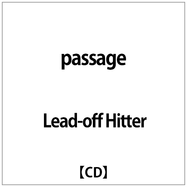 Lead-off Hitter:passage CD 爆安プライス 春の新作シューズ満載