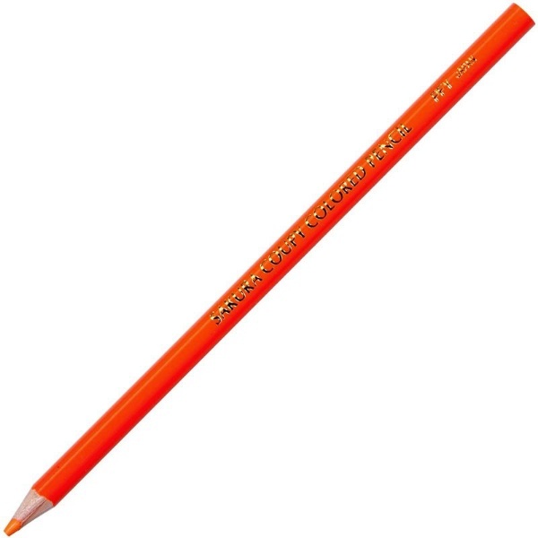 サクラクレパス｜SAKURA　単色　クーピー色鉛筆　PFY#5　だいだいいろ　COLOR　PRODUCT　通販