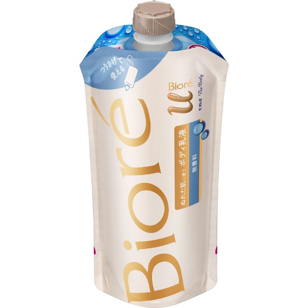 Biore ビオレu ザ ボディ ぬれた肌に使うボディ乳液 300mL つりさげパック単体 無香料