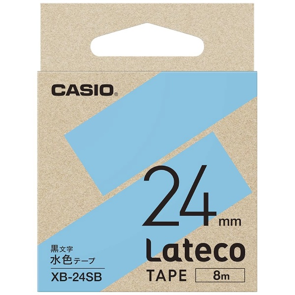 ラベルライターLateco用テープ 水色 XB-24SB アウトレットセール 特集 お買い得品