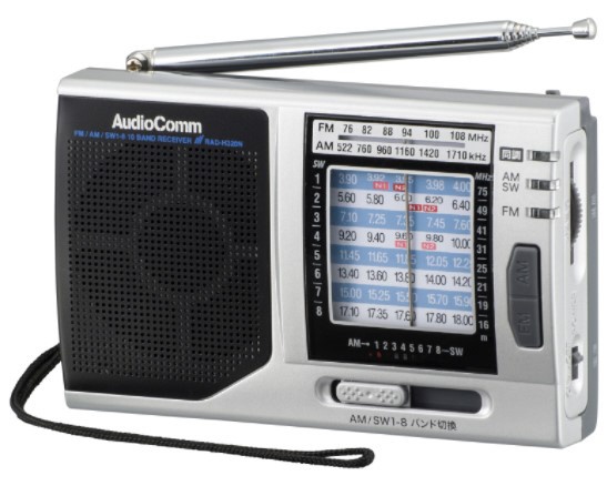 ݡ֥ûȥ饸 AudioComm 졼 RAD-H320N [磻FMб /AM/FM/û]