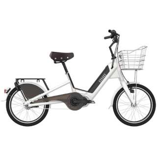 【eバイク】20型 電動アシスト自転車 KOHAKU CS500(クレセントホワイト/内装3段変速) AU-CS500 【キャンセル・返品不可】