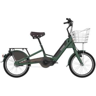 【eバイク】20型 電動アシスト自転車 KOHAKU CS500(フェアリーグリーン/内装3段変速) AU-CS500 【キャンセル・返品不可】