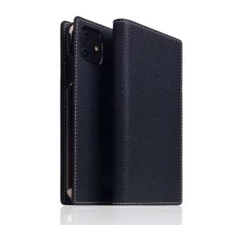 iPhone 12/12 Pro 6.1C`ΉFull Grain Leather Case Black Blue