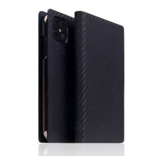 iPhone 12 Pro Max 6.7C`Ήcarbon leather case Black