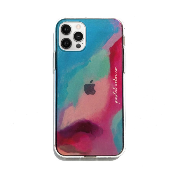 安い 激安 プチプラ 高品質 iPhone 12 Pro Max 6.7インチ対応ソフトクリアケース 激安通販専門店 PINKBLUE Pastel color