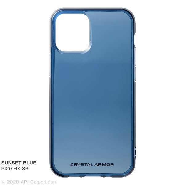 ＜ビックカメラ＞ CRYSTAL ARMOR HEXAGON SUNSET BLUE iPhone 12/12 Pro 6.1インチ対応