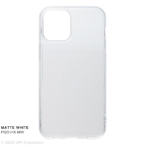 ＜ビックカメラ＞ CRYSTAL ARMOR HEXAGON MATTE WHITE iPhone 12/12 Pro 6.1インチ対応