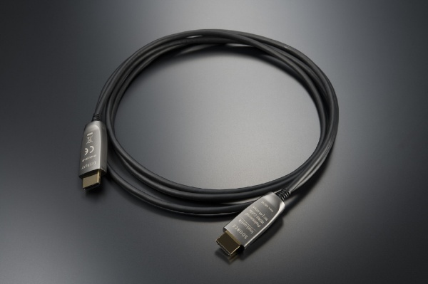 1m HDMIケーブル ブラック HDMI2.1OPTICAL-FIBER-CABLE1M [1m /HDMI⇔HDMI /スタンダードタイプ]