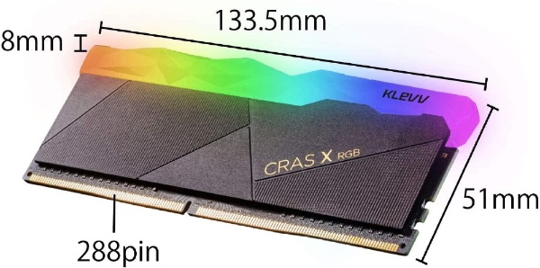 KLEVV PC メモリ 16GB x 2 DDR4 3600MHzPCパーツ