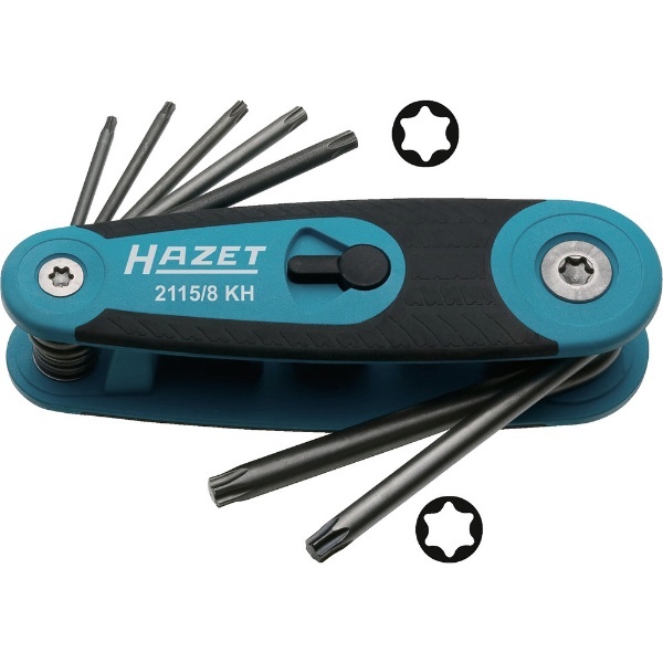 HAZET ヘックスローブレンチセット（8本タイプ・ナイフ式） 2115/8KH HAZET社｜ハゼット 通販
