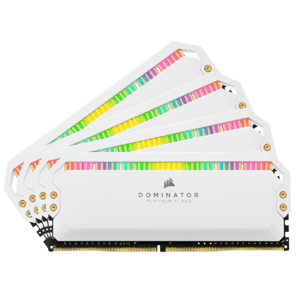 ビックカメラ.com - 増設メモリ DOMINATOR PLATINUM RGB ホワイト CMT32GX4M4C3600C18W [DIMM  DDR4 /8GB /4枚]