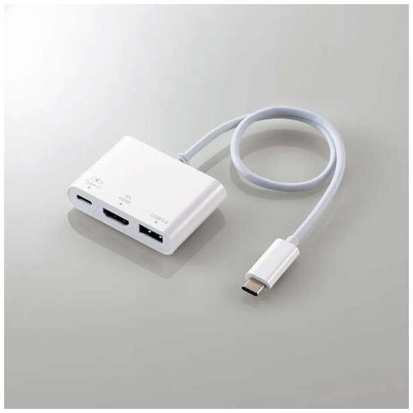 fϊA_v^ [USB-C IXX HDMI /USB-A{USB-CXd /USB Power DeliveryΉ /60W] 4K(iPadOS/Mac/Windows11Ή) zCg DST-C13WH_1