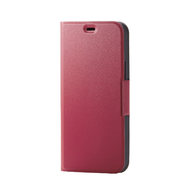 iPhone 12 Pro アイテム勢ぞろい 6.1インチ対応 レザーケース UltraSlim 磁石付き 薄型 有名な レッド 手帳型