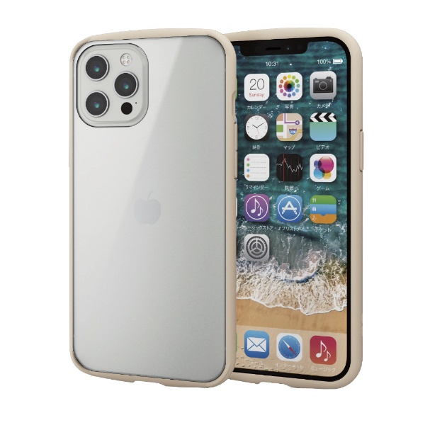iPhone 12 Pro Max 6.7インチ対応ハイブリッドケース アイボリー フレームカラー TOUGH ブランド激安セール会場 LITE SLIM セール特価