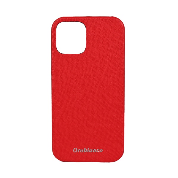 iPhone 12 在庫一掃売り切りセール Pro 6.1インチ対応サフィアーノ調PU Case 70％OFFアウトレット Red Leather Back