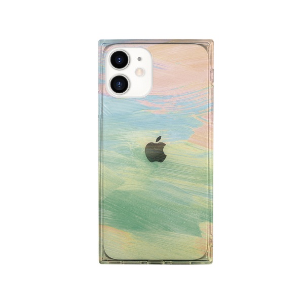 iPhone 12/12 Pro 6.1C`Ή\tgXNEFAP[X@Green pastel yïׁAOsǂɂԕiEsz