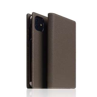 iPhone 12 mini 5.4C`Ή Full Grain Leather Case Etoffe Cream