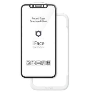 [iPhone 11/XRp]iFace Round Edge Tempered Glass Screen Protector EhGbWKX ʕیV[g iFace ubN 41-890271