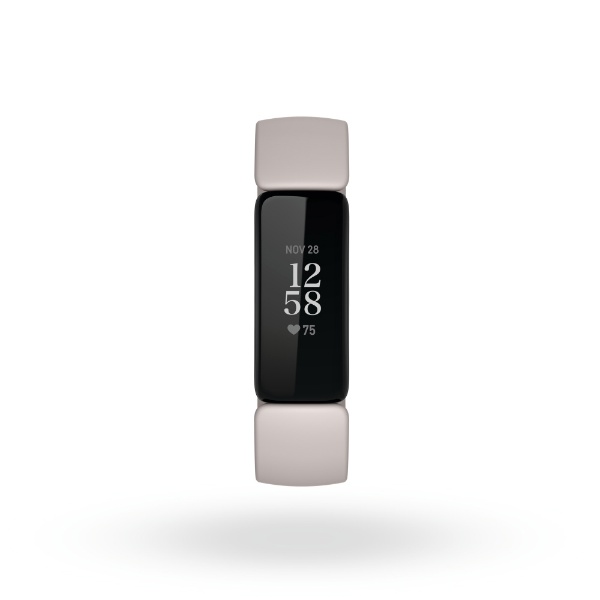 FB418BKWT-FRCJK Fitbit Inspire2 フィットネストラッカー ルナホワイト L/Sサイズ ルナホワイト