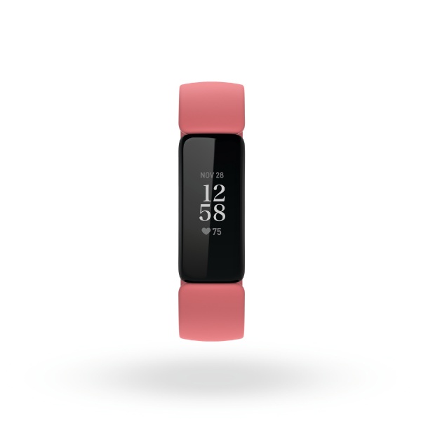 FB418BKCR-FRCJK Fitbit Inspire2 フィットネストラッカー デザートローズ L/Sサイズ デザートローズ