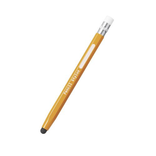 スマートフォン タブレット用タッチペン 鉛筆型 通販 シリコン 爆安プライス イエロー P-TPENYL