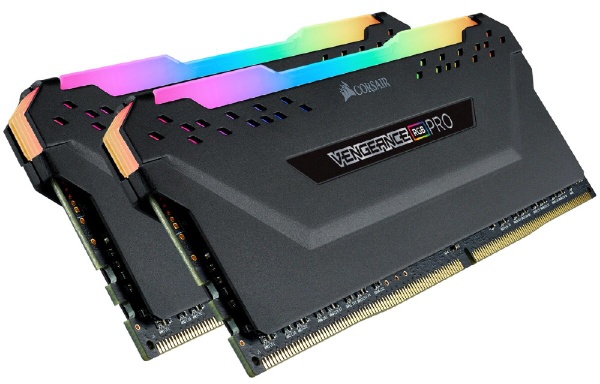 増設メモリ VENGEANCE RGB PRO ブラック CMW32GX4M2D3600C18 [DIMM DDR4 /16GB /2枚]
