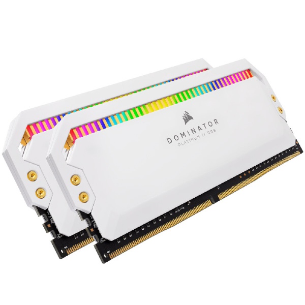 ビックカメラ.com - 増設メモリ DOMINATOR PLATINUM RGB ホワイト CMT16GX4M2C3200C16W [DIMM  DDR4 /8GB /2枚]