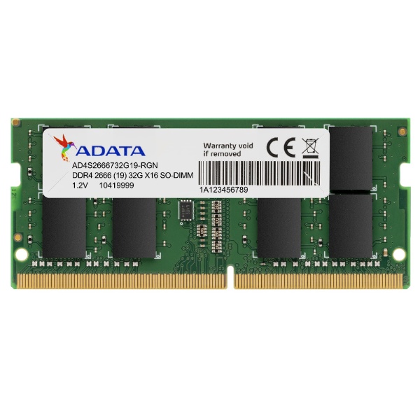 ADATA｜エイデータ メモリ ノートpc DDR4 /32GB /1枚