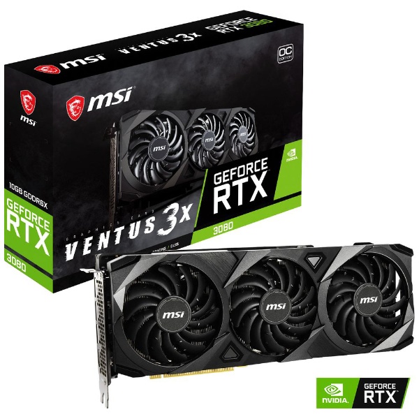 【新品】MSI GeForce RTX 3080 VENTUS3X 10G OC