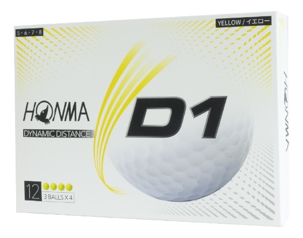 ゴルフボール　D1　ホンマ　HONMA　12球×2箱
