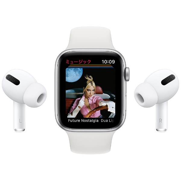 Apple Watch SE（GPSモデル）- 40mmシルバーアルミニウムケースとホワイトスポーツバンド - レギュラー シルバーアルミニウム  MYDM2J/A （第1世代）
