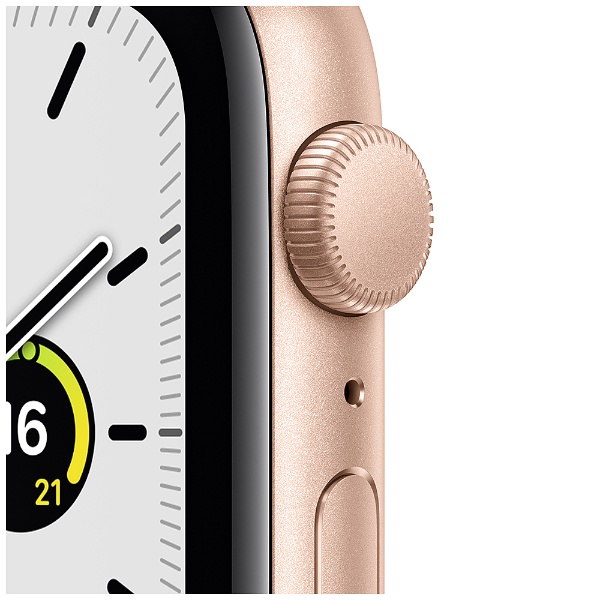 Apple Watch SE（GPSモデル）- 44mmゴールドアルミニウムケースとピンクサンドスポーツバンド - レギュラー ゴールドアルミニウム  MYDR2J/A （第1世代）