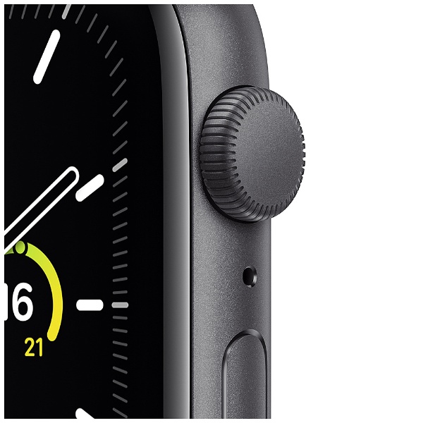 Apple Watch SE（GPSモデル）- 44mmスペースグレイアルミニウムケース