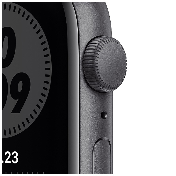 Apple Watch Nike SE（GPSモデル）- 44mmスペースグレイアルミニウムケースとアンスラサイト/ブラックNikeスポーツバンド -  レギュラー スペースグレイアルミニウム MYYK2J/A （第1世代）
