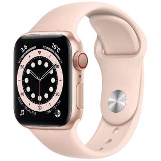 Apple Watch Series 6iGPS + Cellularfj- 40mmS[hA~jEP[XƃsNThX|[coh - M[ S[hA~jE M06N3J/A